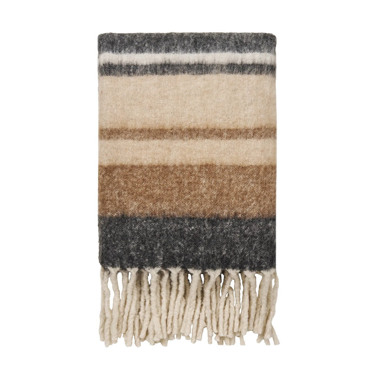 Artichok Bobbie Plaid Zwart Bruin - 170 x 130 cm