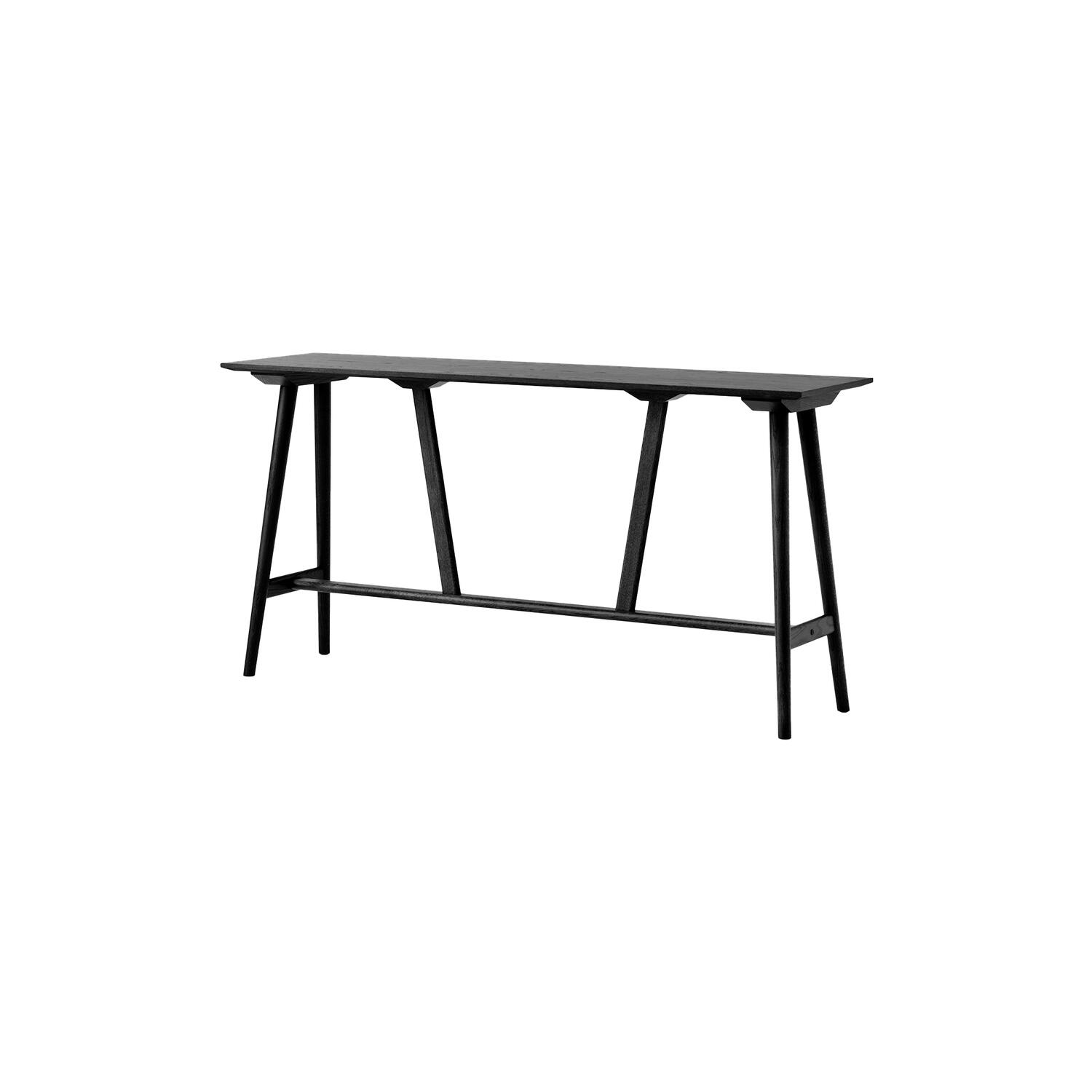 In Between SK25 Counter Table, black laquered oak