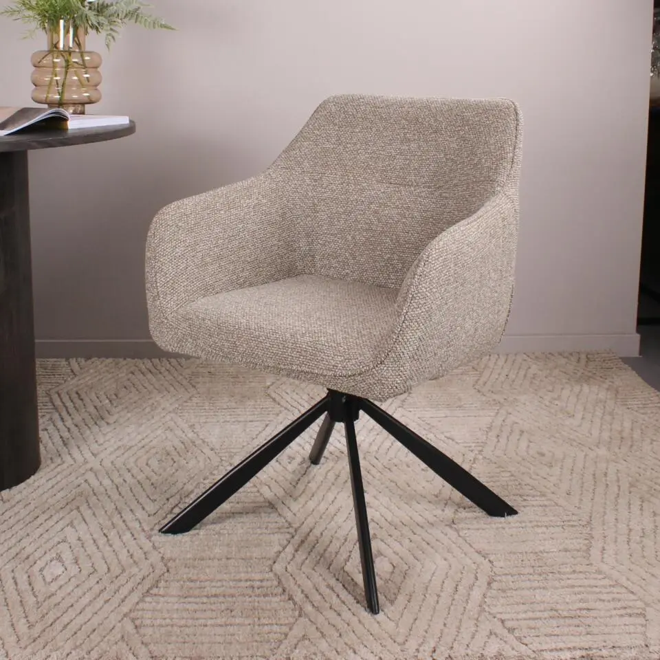 DS4U - Seff armstoel terugdraai - coffee