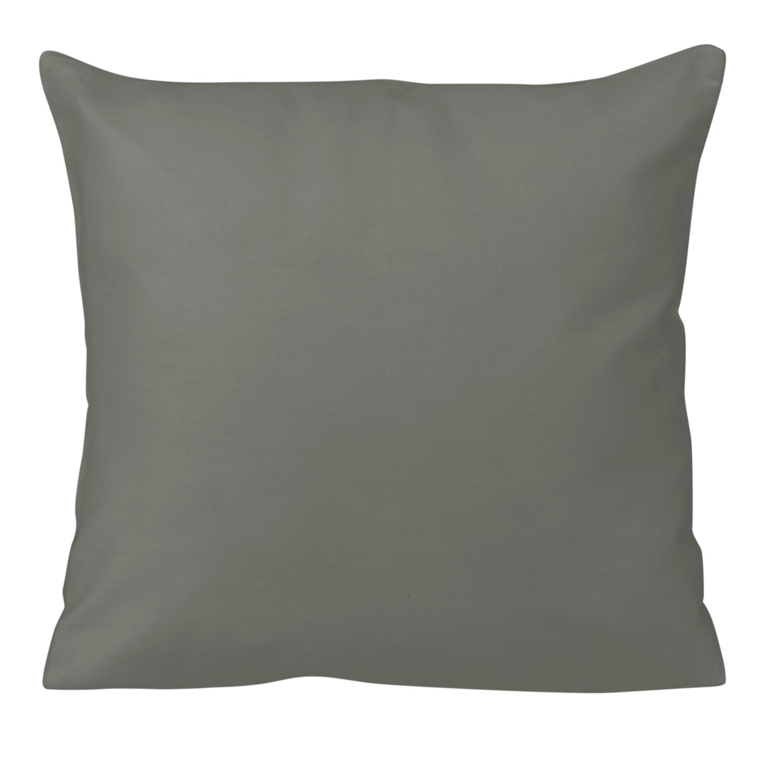 Poszewka satynowa 40x40 szara 037 jednobarwna