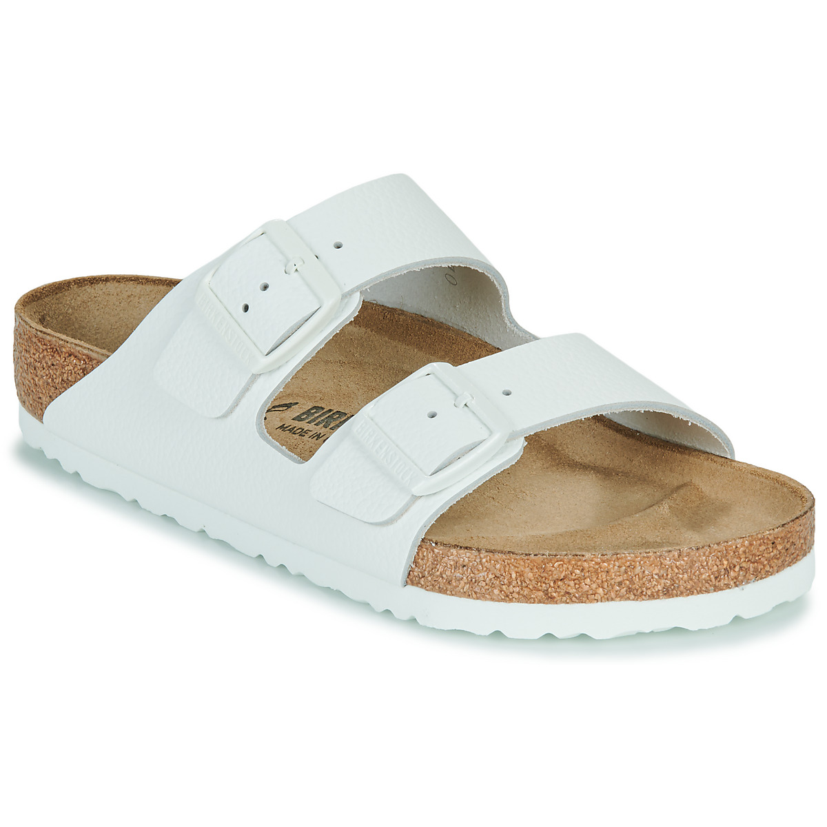 BIRKENSTOCK - Arizona - Natural / Leather / White / Regular