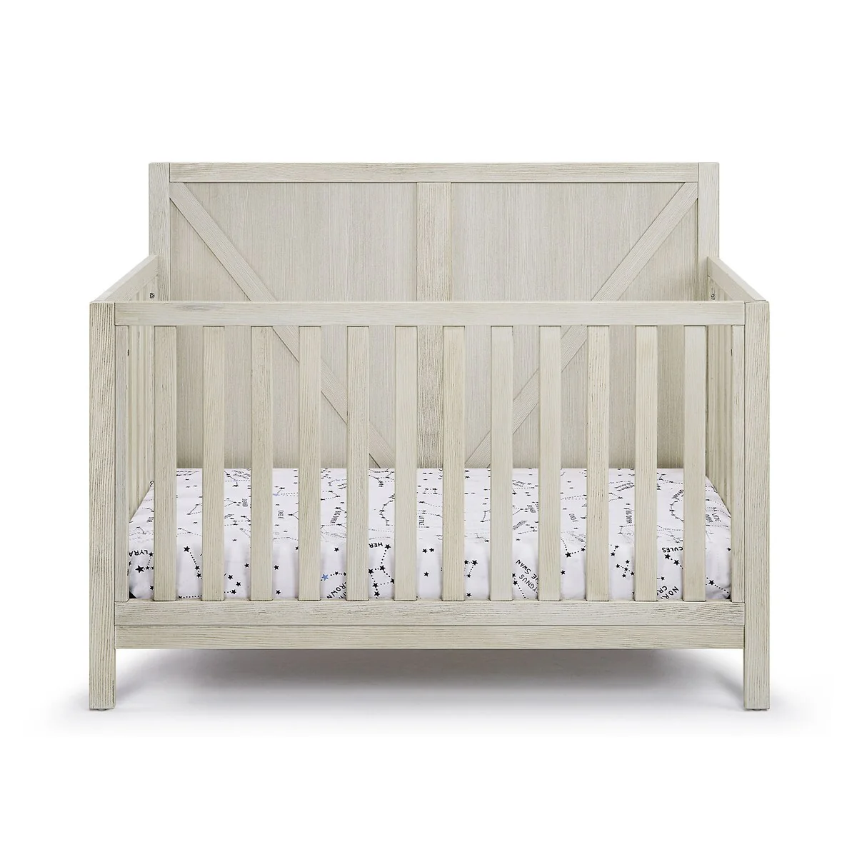 Wood 4-in-1 Convertible Crib