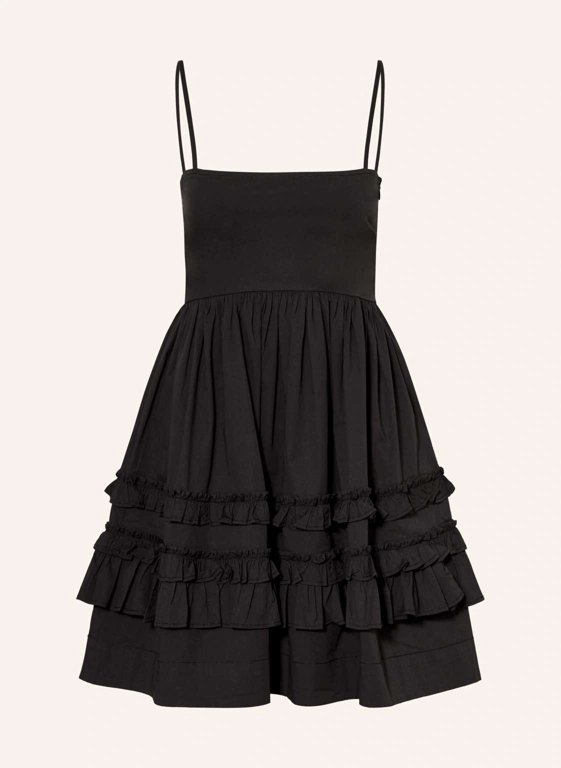 GANNI Kleid mit Rüschen