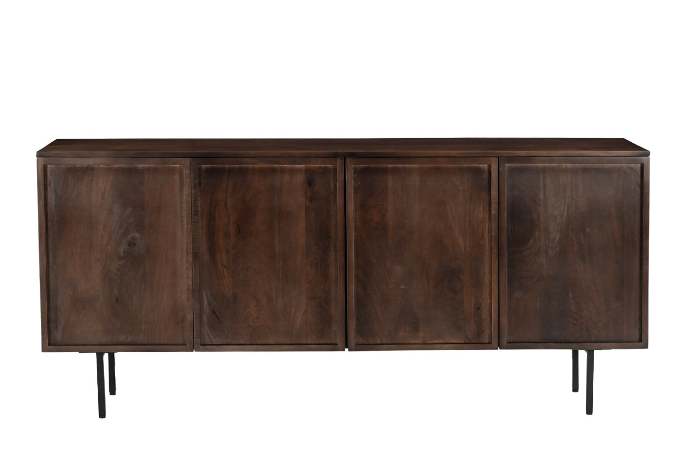 Livingfurn - Dressoir Bruin Mangohout - 180x40x75cm - Elan