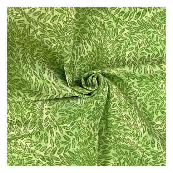 Bottle Cotton Textured Leaf Blender Fabric?by the Metre