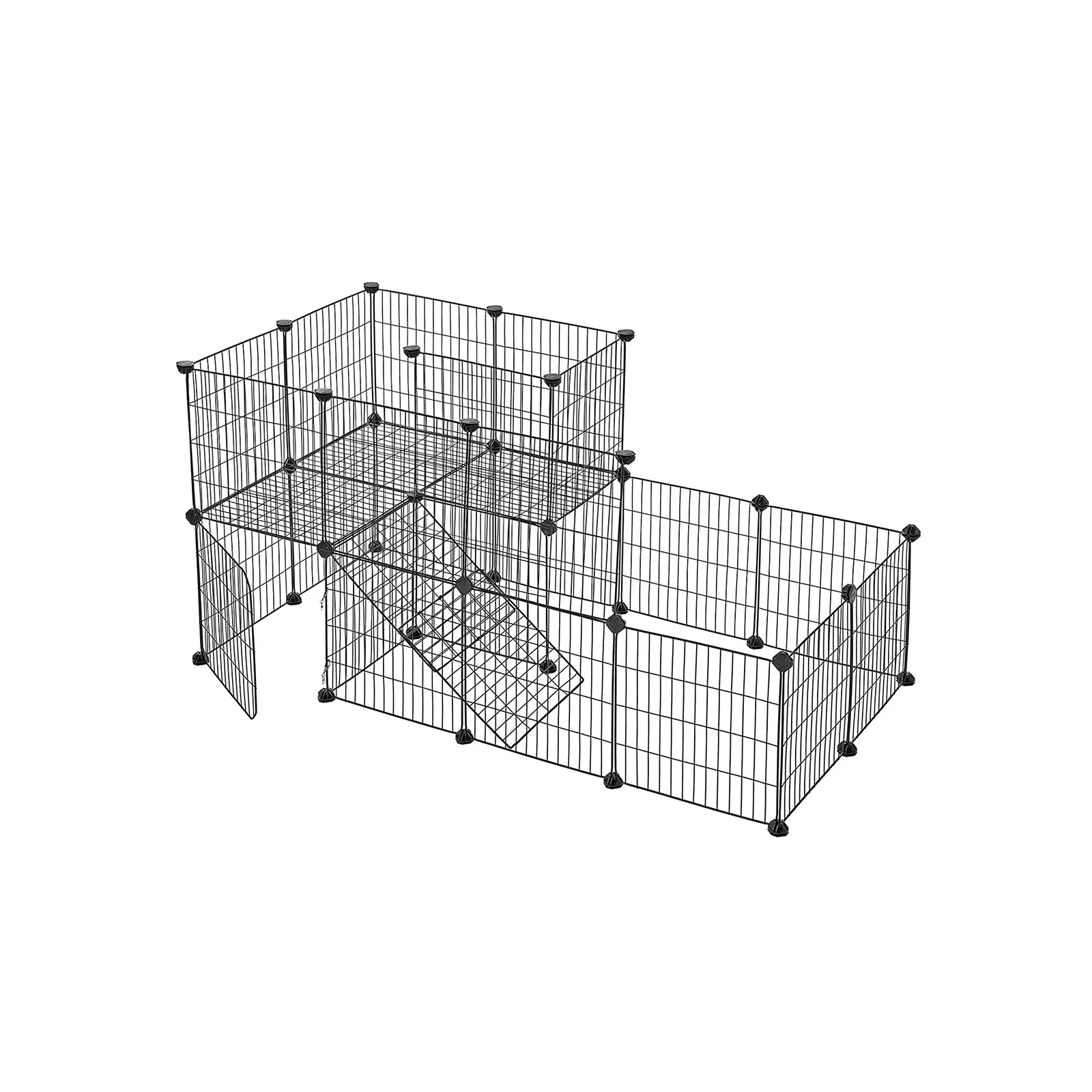 Enclos modulable 2 niveaux