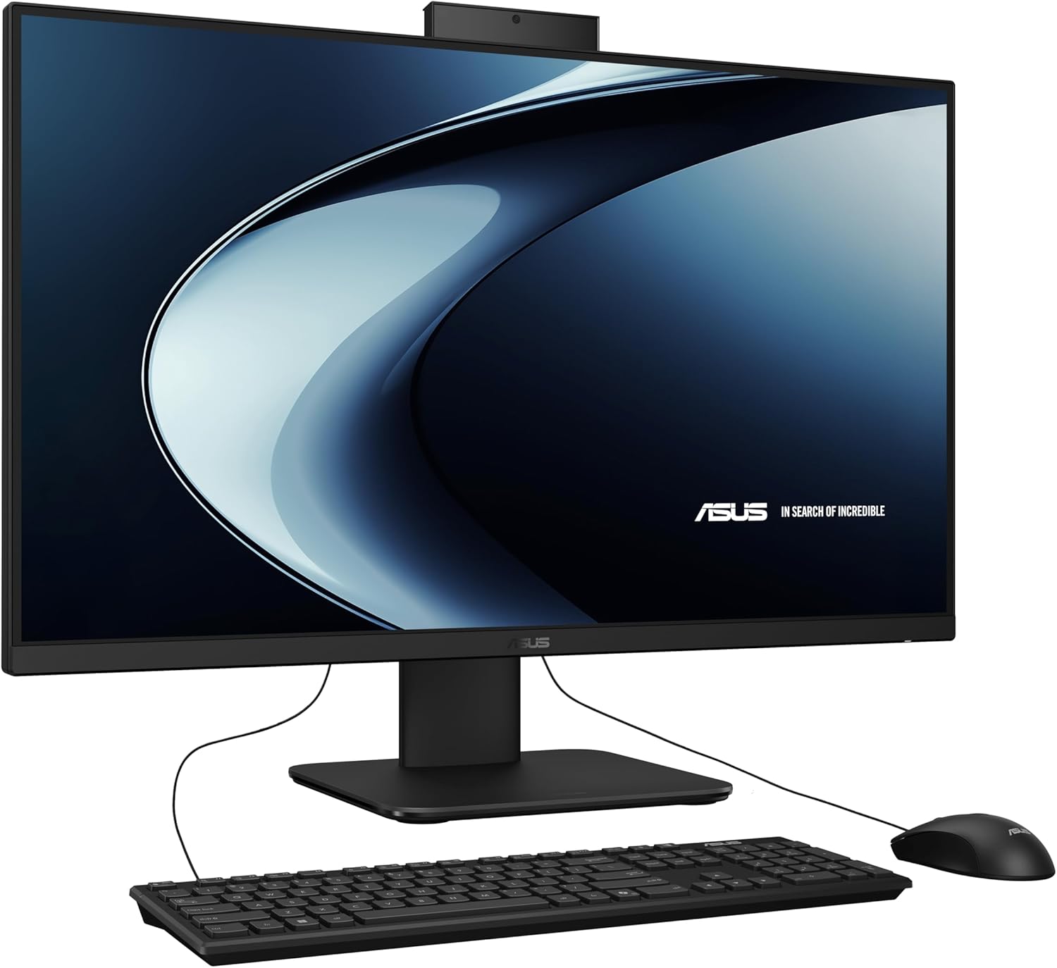 ASUS V470 All-in-One  27” FHD Anti-Glare Touch Display  16GB DDR5 RAM  1TB SSD  Intel® Core™ i5-13420H Processor  Windows 11 Home  Wired Keyboard and Mouse Included  V470VA-MS504T  Black
