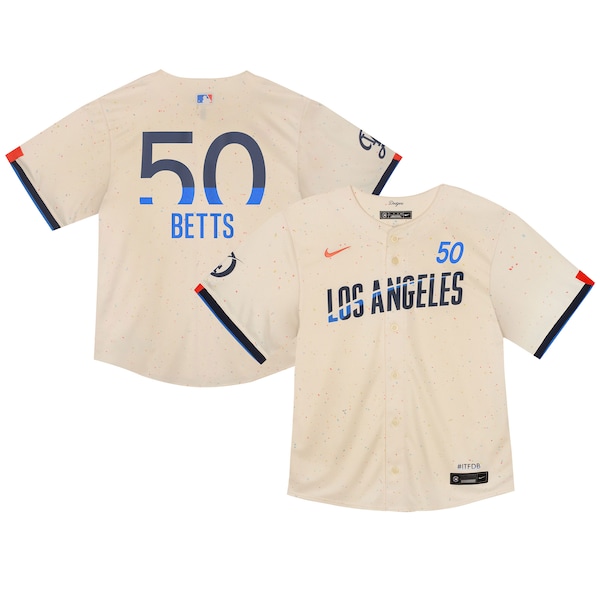 Mookie Betts Los Angeles Dodgers Nike Toddler 2024 City Connect Limited Player Jersey - Cream