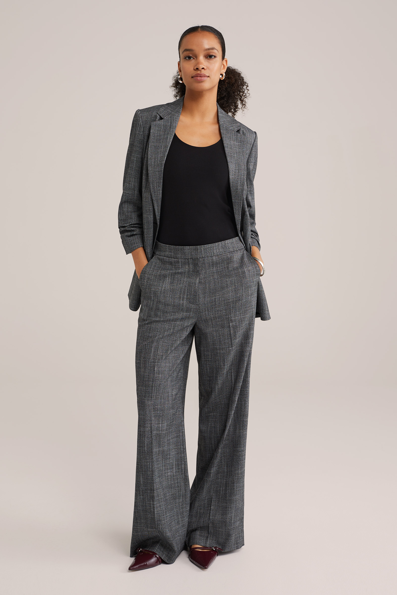 Dames wide leg pantalon