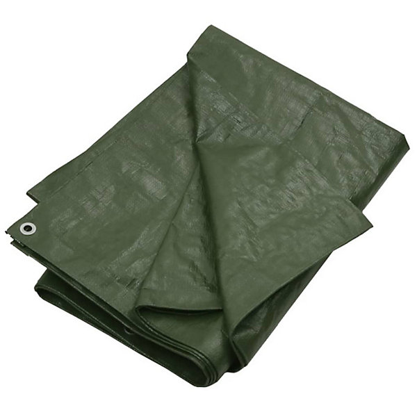 Bâche 180 g m² 3x4 m Vert PEHD