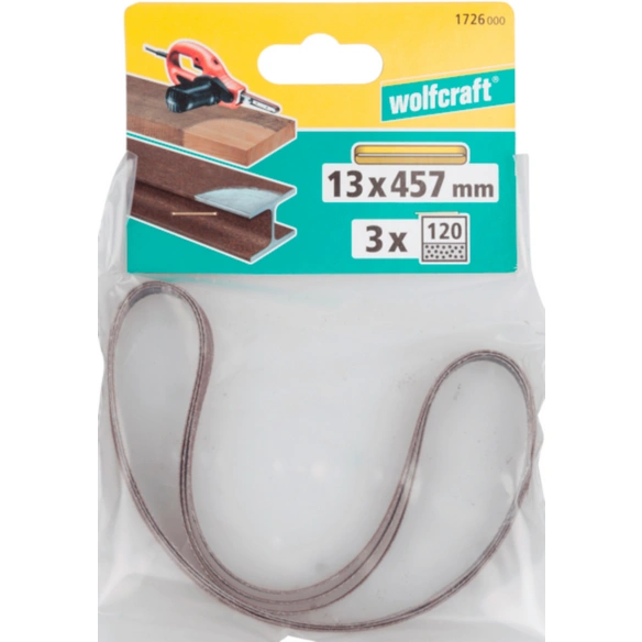 Schleifband, BxHxL: 13 x 1 x 457 mm, Korund