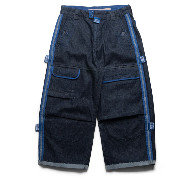 Marithe Francois Girbaud Manifest Denim Pants - Blue/Ink Blue