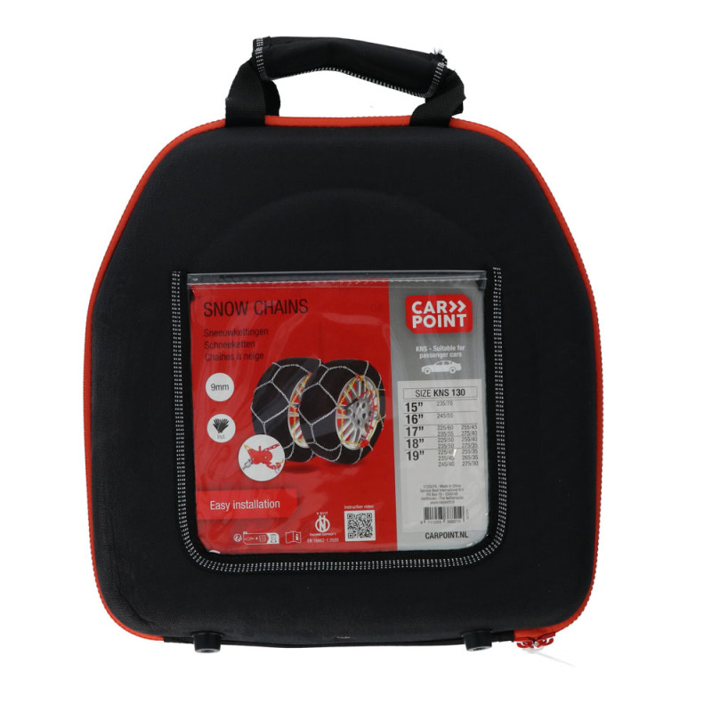 Chaîne à neige KNS-130 9 mm 2 pièces CARPOINT