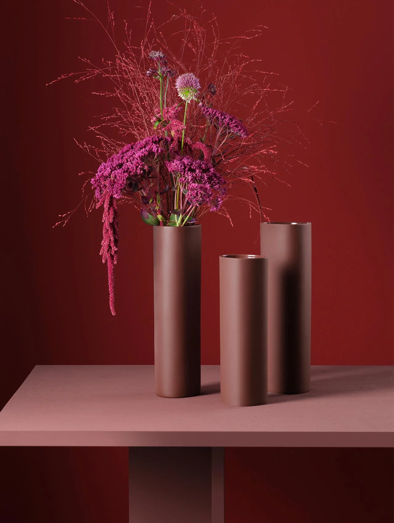 vase, bordeaux