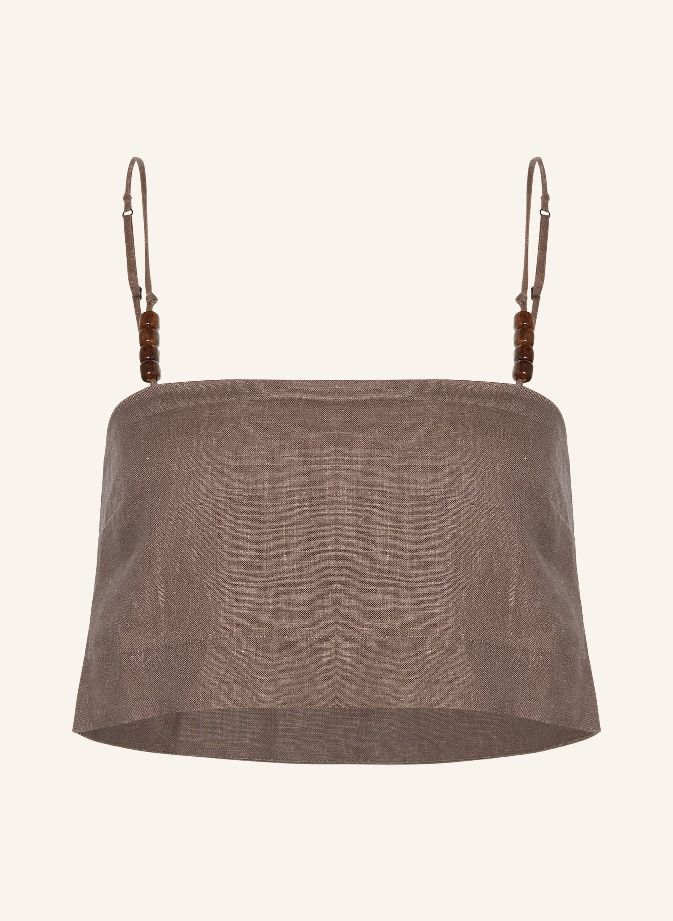 FAITHFULL THE BRAND Cropped-Top CHIANTI aus Leinen