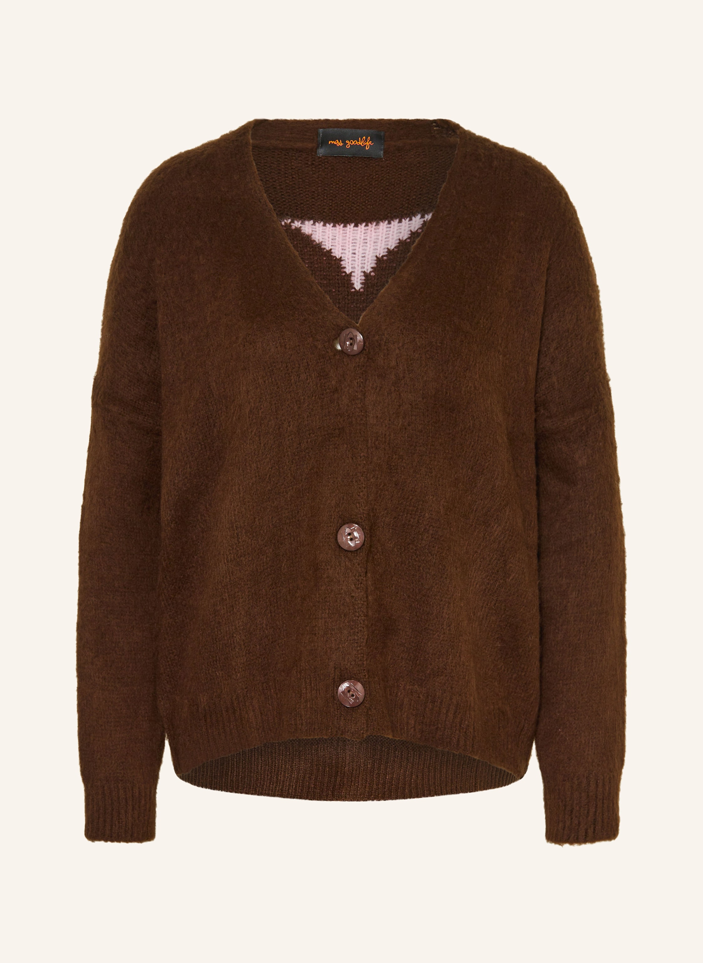 miss goodlife Strickjacke mit Alpaka