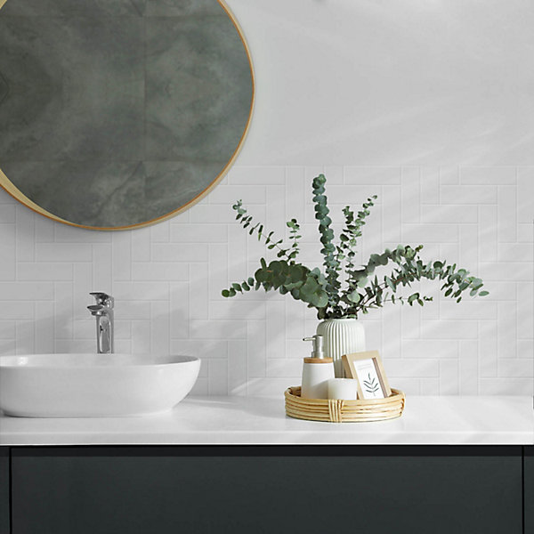 Panneau Décoratif Wallfluent 100x50 cm Motif Géométrique Linéaire 1 pièce