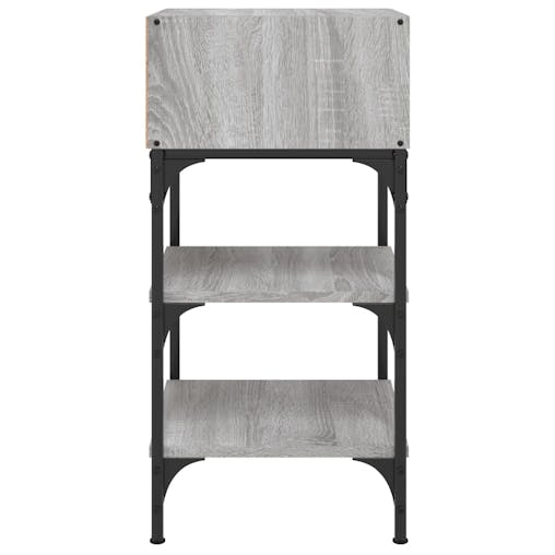 NNEVL Bedside Tables 2 pcs Grey Sonoma 35x34.5x70 cm Engineered Wood