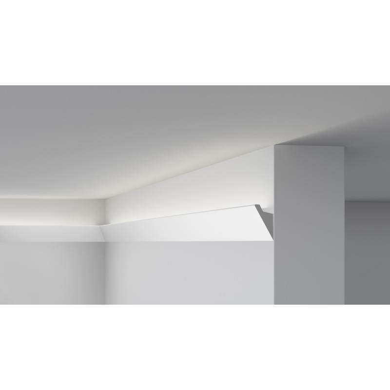 Moulure pour éclairage indirect CL12 en polymère HD 2 m NMC
