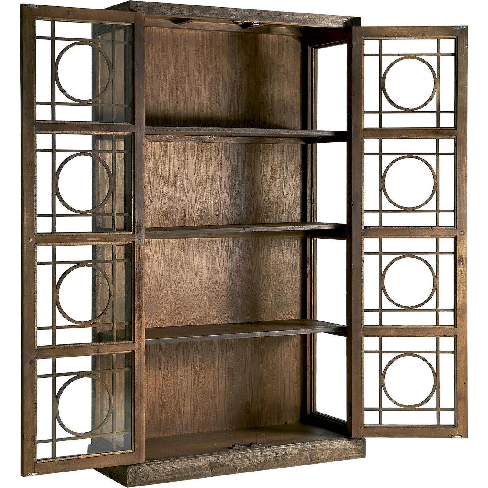 WEIRS - Vitrine Bois Orme Marron