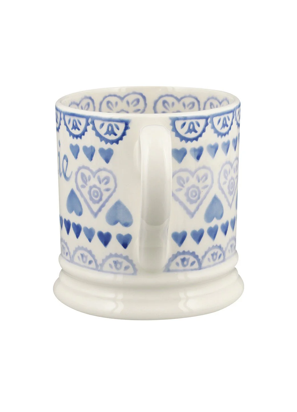 Personalised Blue Sampler Large Mug