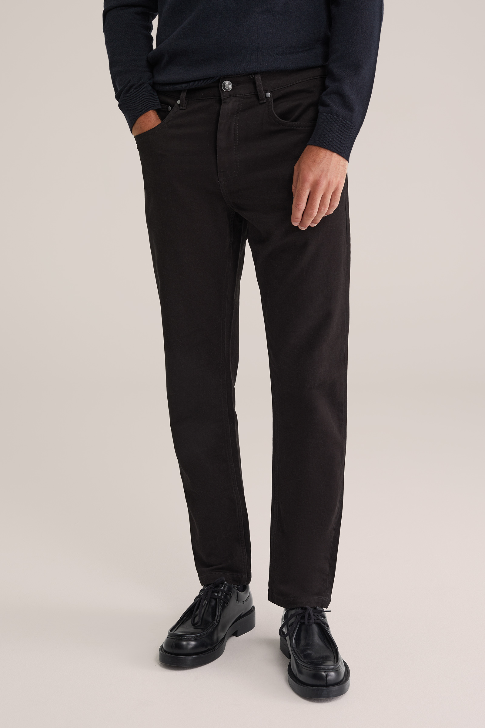 Heren regular fit broek