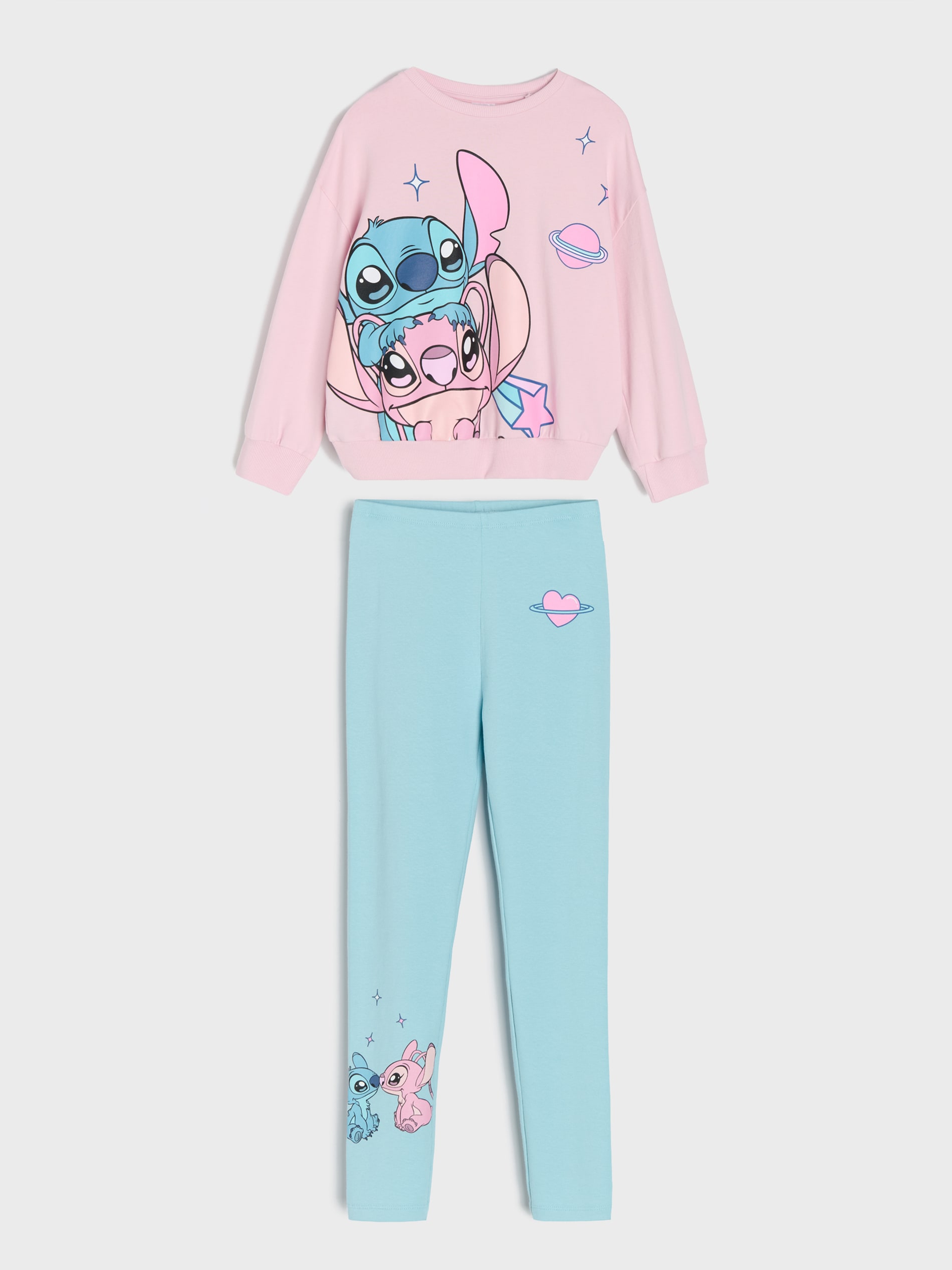 Piżama dwuczęściowa z nadrukiem Stitch