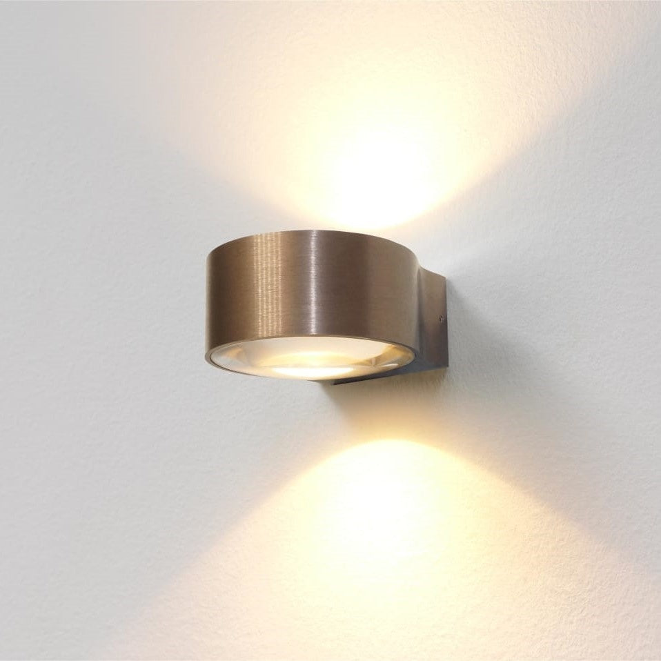 Artdelight Wandlamp Hudson Brons Koper 2 x 4 Watt IP54