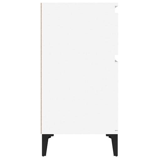 NNEVL Bedside Cabinets 2 pcs White 40x35x70 cm
