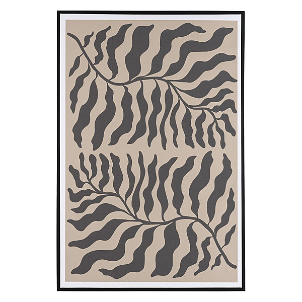 Décoration murale C - 63x93cm en papier japonais, cadre noir