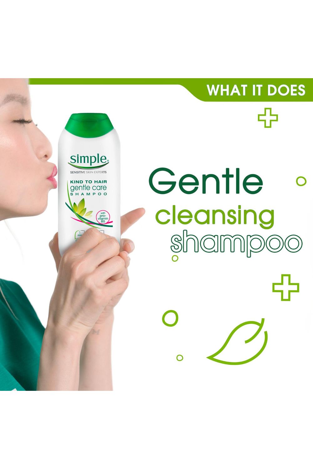 Simple Kind to Hair Gentle Care 'Shampoo', 6pk x 200ml