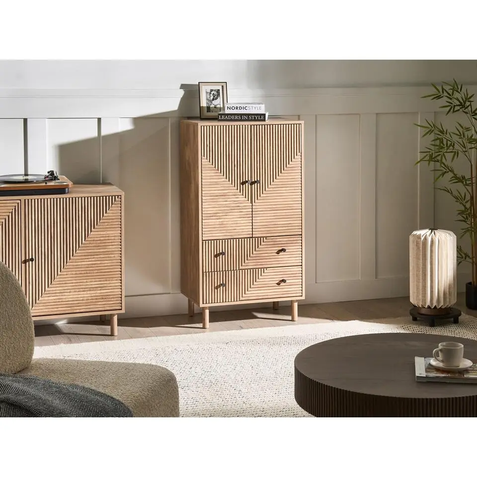 RONGE - Kast - Lichtbruin - MDF