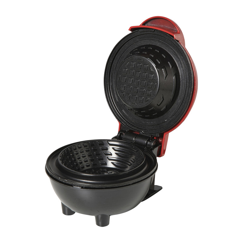 Wafelbakjesmaker - rood - 350 watt