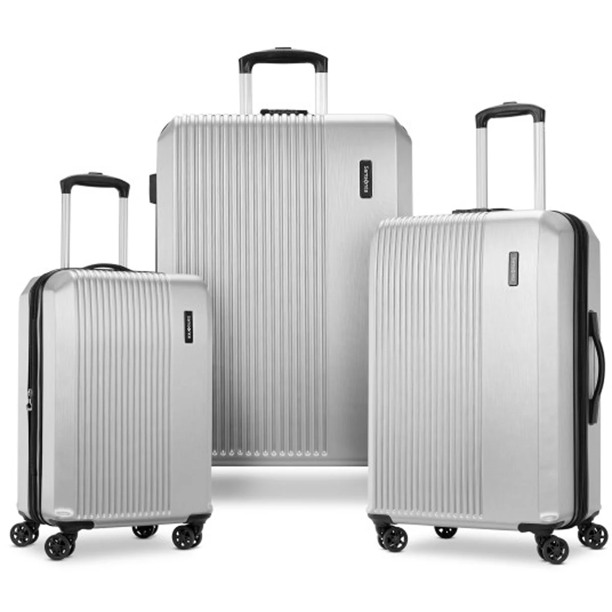 Samsonite Alliance SE 3 Piece Expandable Spinner Set(Aluminum Silver)