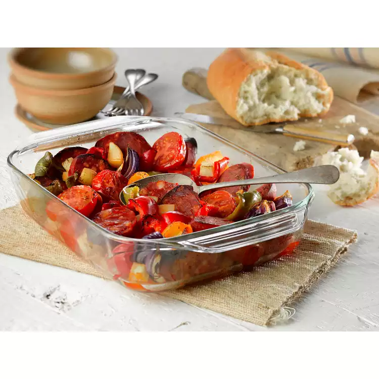 Pyrex Irresistible 3 Piece Glass Roaster Set