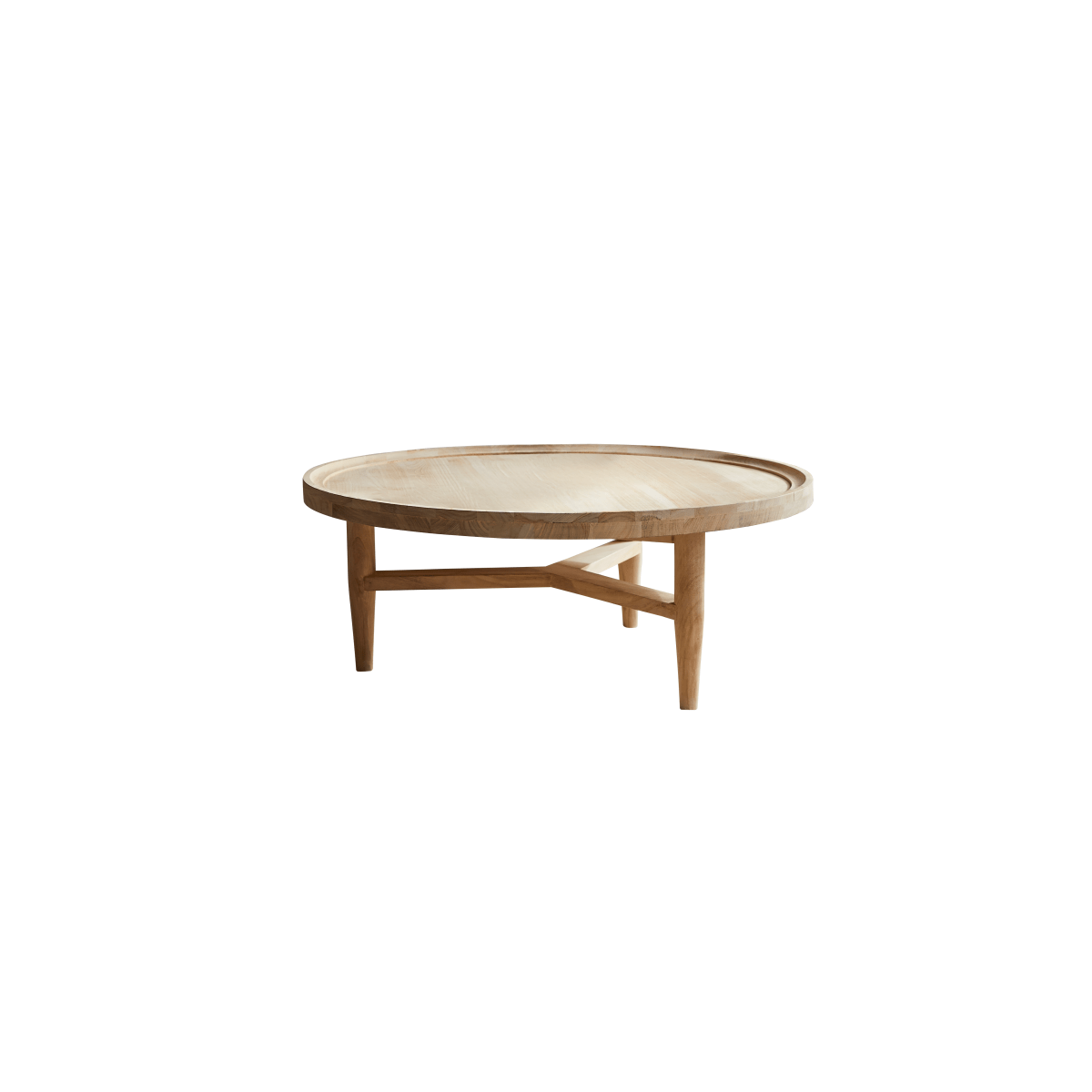 Tikamoon Massief teakhouten salontafel - Naturel