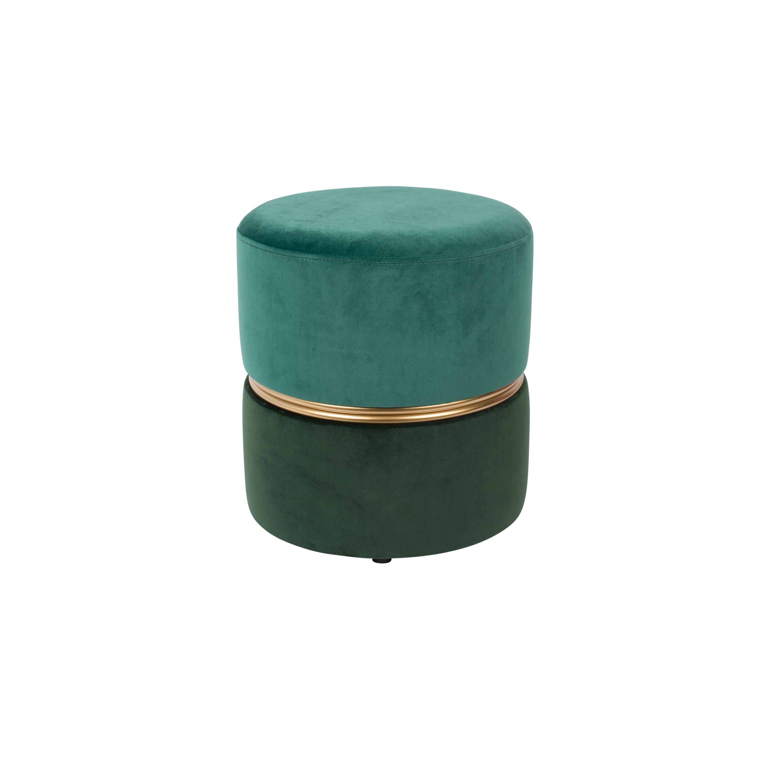 Housecraft Living Bubbly Poef Forest/ Groen
