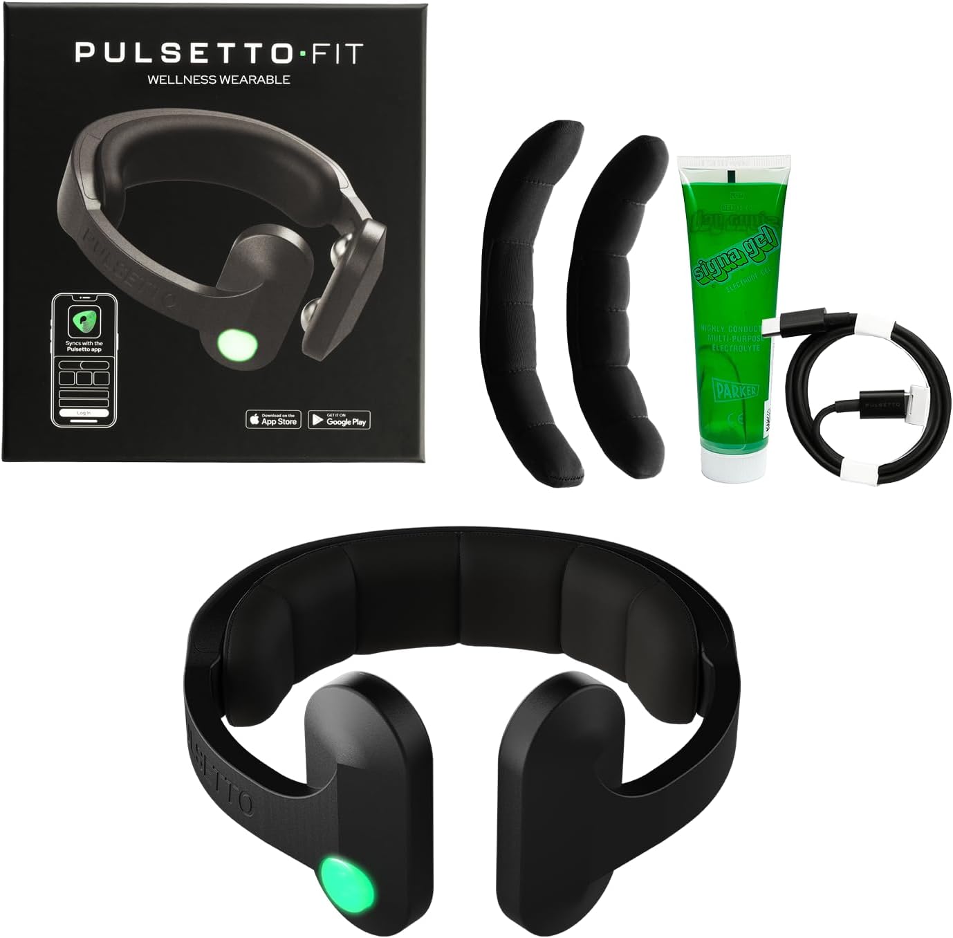 Pulsetto FIT (V2) Wellness Wearable – Relaxation, Sleep & Daily Wellness Support Device