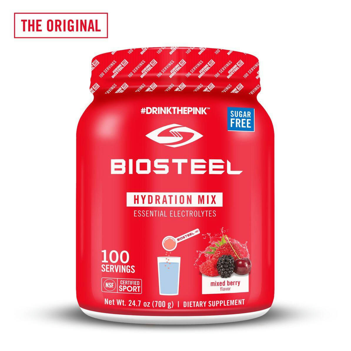 BioSteel Sports Hydration Mix, Mixed Berry, 315-g