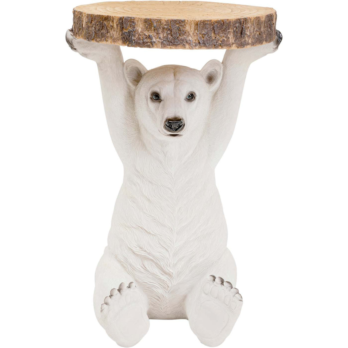 Kare Design Bijzettafel Animal beer wit