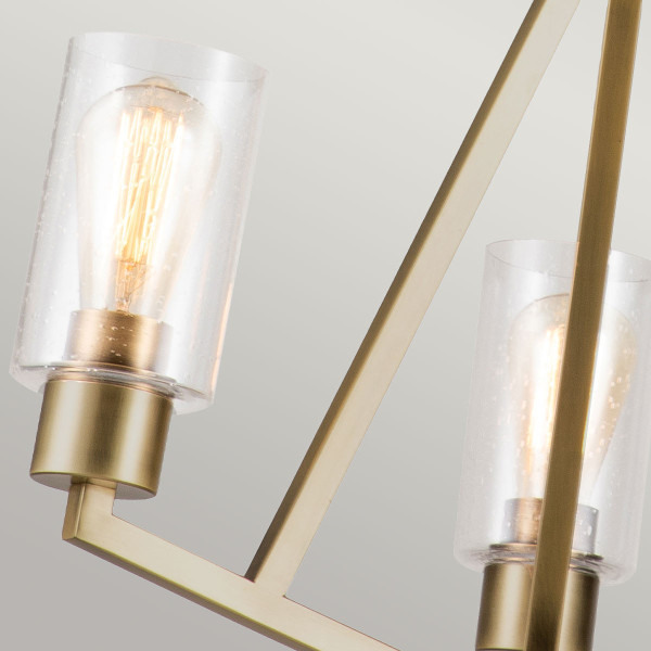 Lampa wisząca naturalny mosiądz Deryn 3xE27x60W Kichler