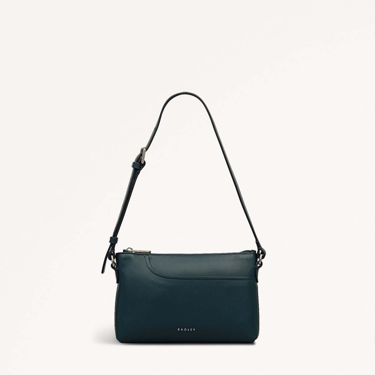 Pockets Mini Ziptop East-West Shoulder Bag - RHE30903