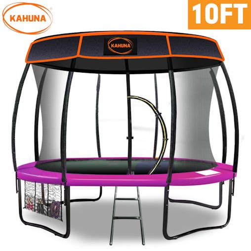 NNEDPE Kahuna Trampoline 10 ft withRoof - Pink