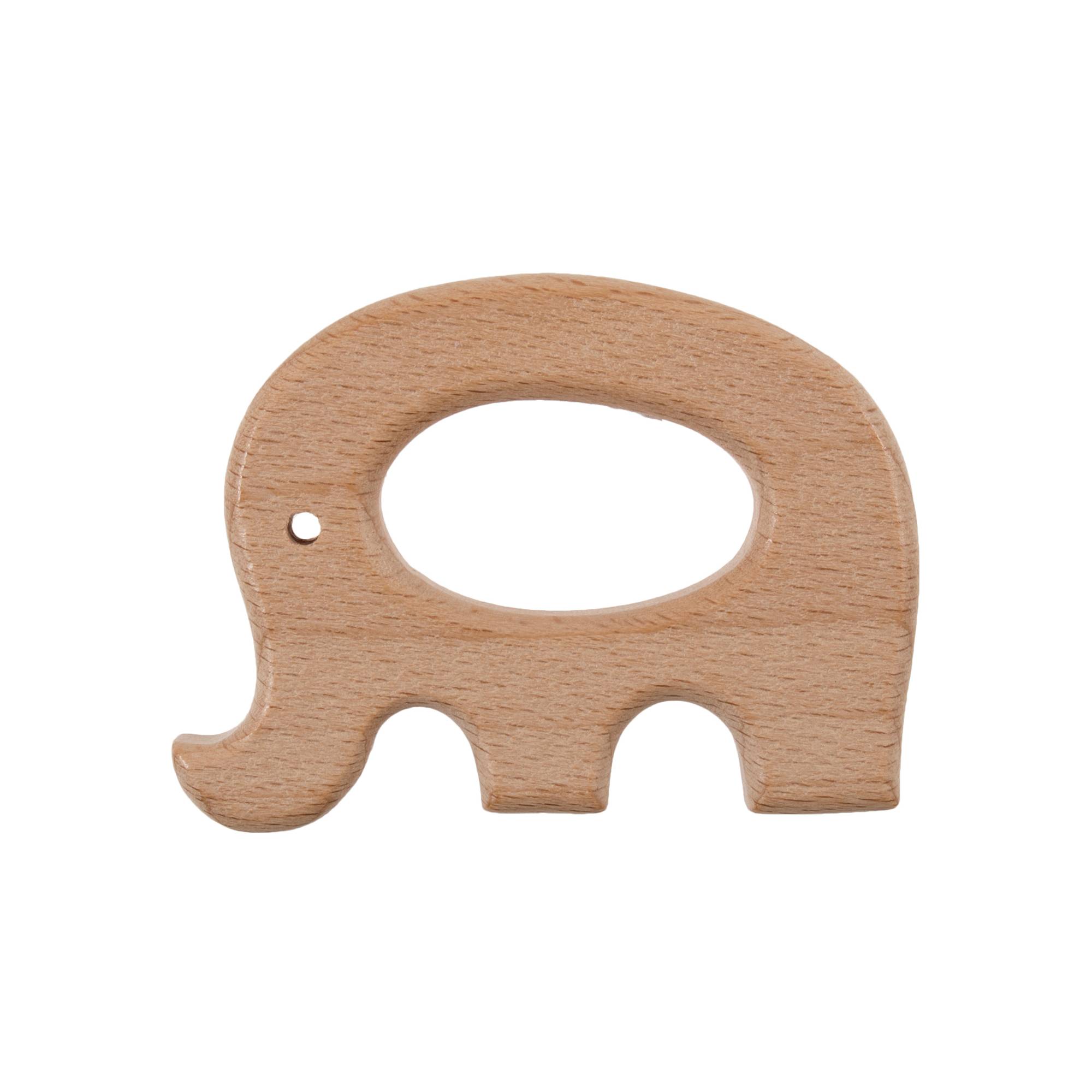 Trimits Wooden Elephant Craft Ring 6cm