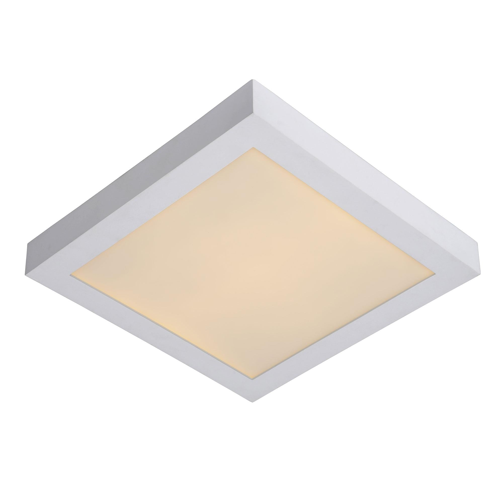 Brice 30 plafondlamp LED badkamer IP44 vierkant wit