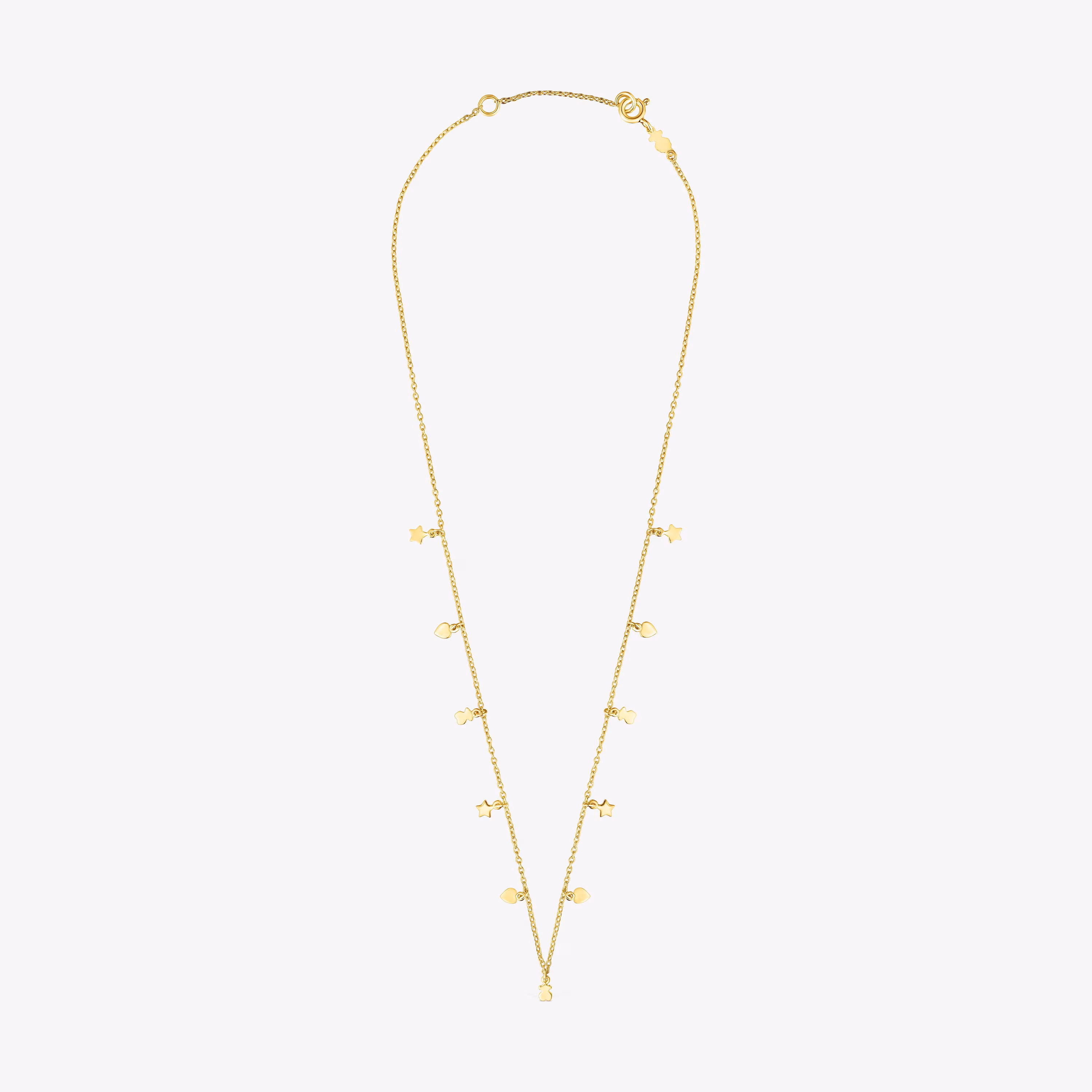 Collar con baño de oro 18 kt sobre plata Cool Joy