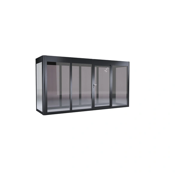 Gewächshaus »SunGarden Power 4.1«, BxHxT: 443 x 229 x 128 cm, anthrazit-metallic