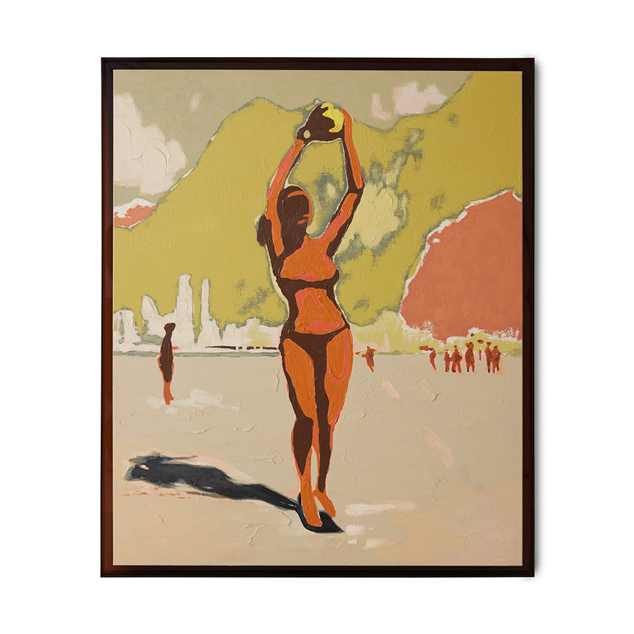 HKLIVING schilderij met lijst Playground – 127x152cm