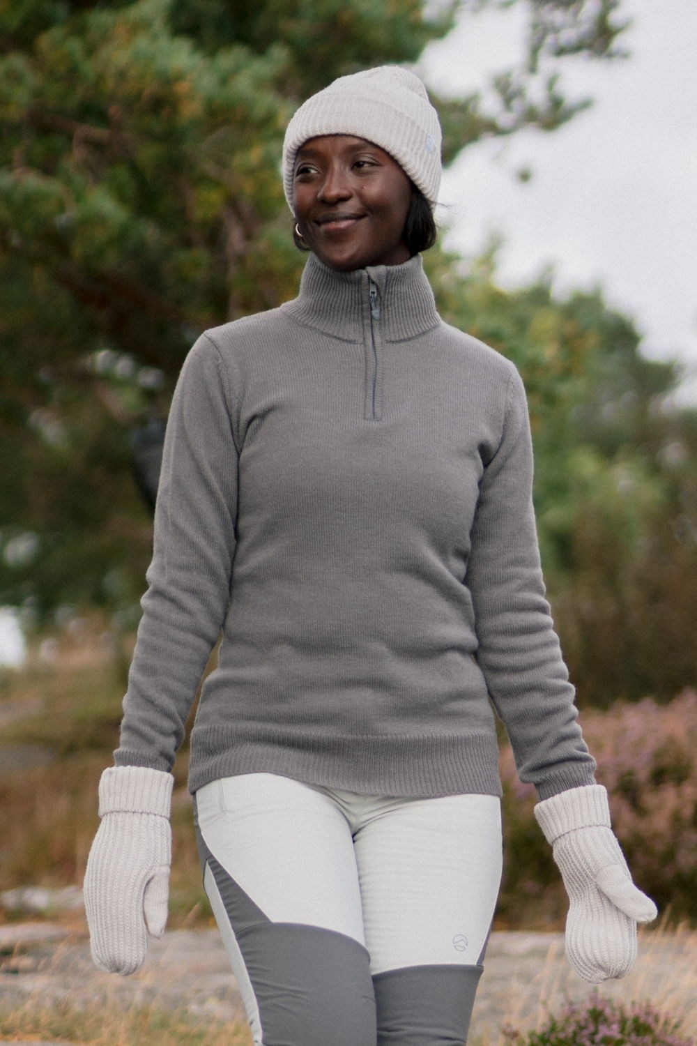 Marka Half Zip strikkegenser
