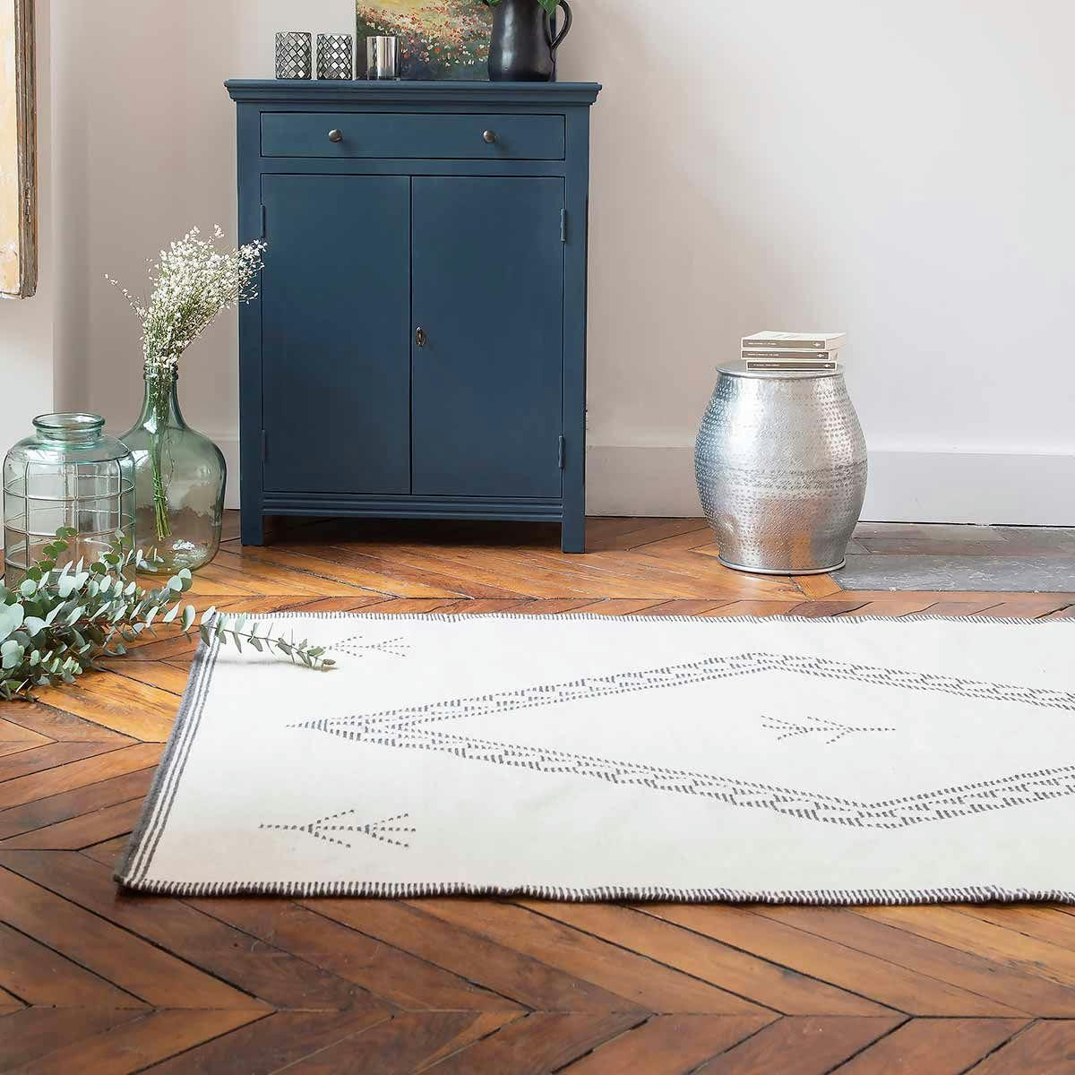 - Tapis à motifs graphiques losange